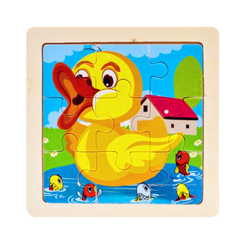 Wooden Jigsaw Puzzles Kids Activity